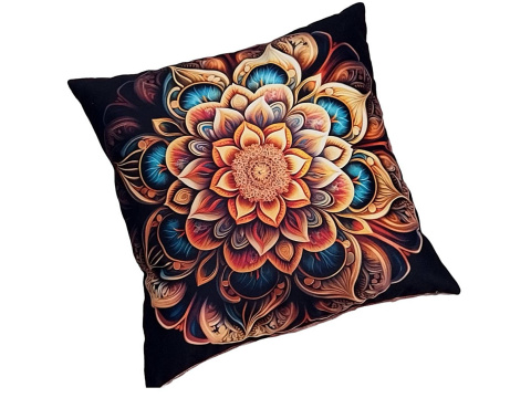 Poduszka dekoracyjna - Mandala- Poduszka dekoracyjna - Mandala-