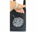 Torba XL czarna z haftem dmuchawca