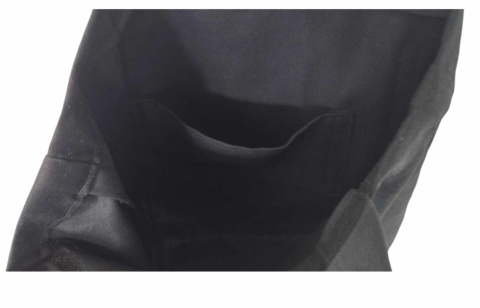 Torba XL czarna z haftem dmuchawca Torba XL czarna z haftem dmuchawca