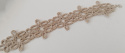 Beżowa koronkowa bransoleta