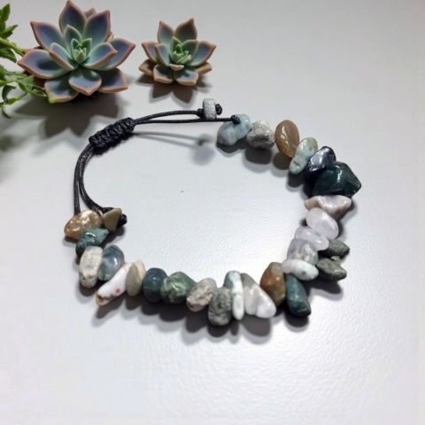 Bransoletka z agatu indyjskiego