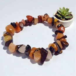 Bransoletka z kamieni cytrynu i tygrysiego oka