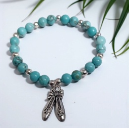 Bransoletka z kamieni turkusu