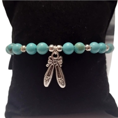 Bransoletka z kamieni turkusu