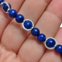 Bransoletka z "niebiańskiego" kamienia -lapis lazuli