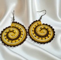 Haftowane kolczyki spiralne muszle