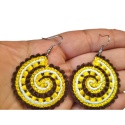 Haftowane kolczyki spiralne muszle