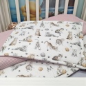 Komplet bawełnianej pościeli z wypełnieniem