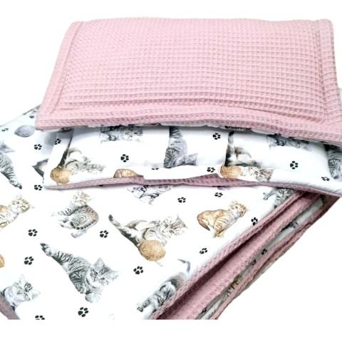 Komplet bawełnianej pościeli z wypełnieniem