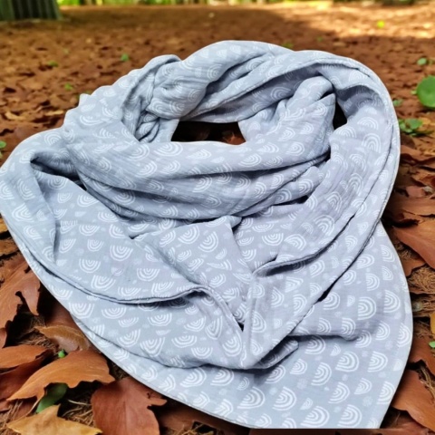 Podwójna muślinowa chusta XXL