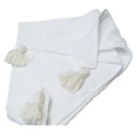 Podwójna muślinowa chusta dziecięca z chwostami