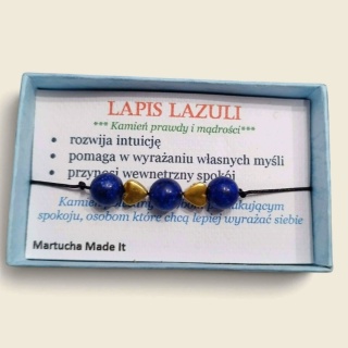 Bransoletka lapis lazuli